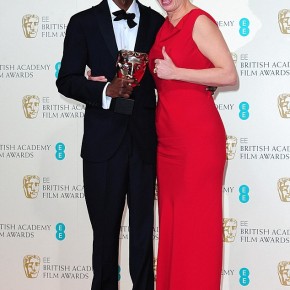 AWARDS NEWS: Barkhad Abdi and Emma Thompson -BAFTA 2014 Awards