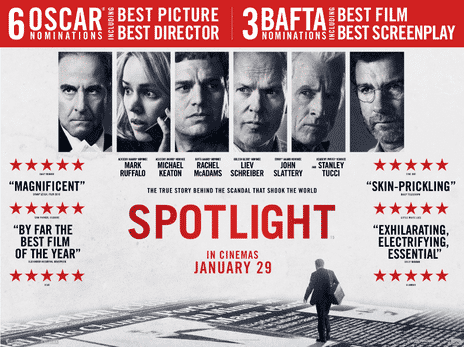 Only the Latest Film Reviews 2016 - SPOTLIGHT - Mark Ruffalo, Michael Keaton