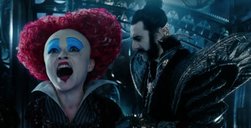 Find the Latest Film Reviews 2016 - ALICE THROUGH THE LOOKING GLASS - BARON COHEN and BONHAM-CARTER
