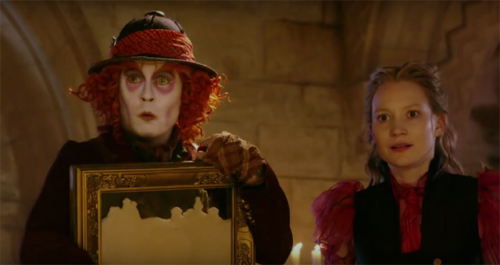 Always the Latest Film Reviews 2016 - ALICE THROUGH THE LOOKING GLASS - Mad Hatter and Alice